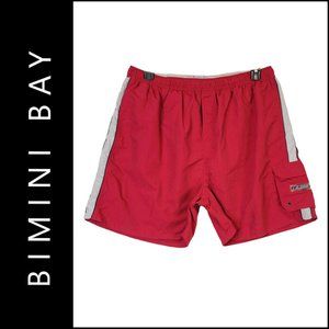 Bimini Bay Men's Mesh Board Shorts Size 2XL Red